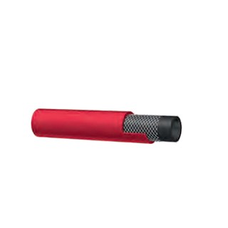 Pacific Hoseflex IH-RMP red rubber air and water hose cutaway